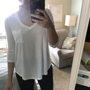 Like New Ribbed 3/4 Tee